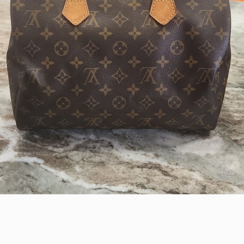 Louis Vuitton Brown Monogram Satchel - Picture 3 of 15